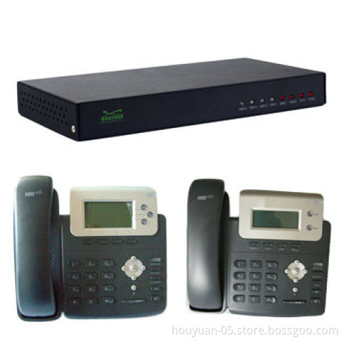 Digital Voice System, 4-port Network Router with VoIP Mobile Phone System, IP04 with 4 FXS/FXO